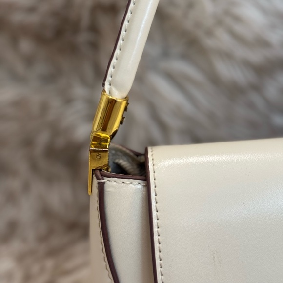 Cuiab Cream Baguette Shoulder Purse - Picture 10 of 14